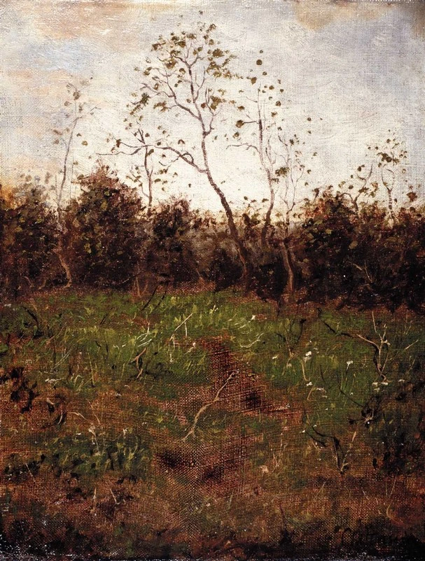 Paesaggio con alberi